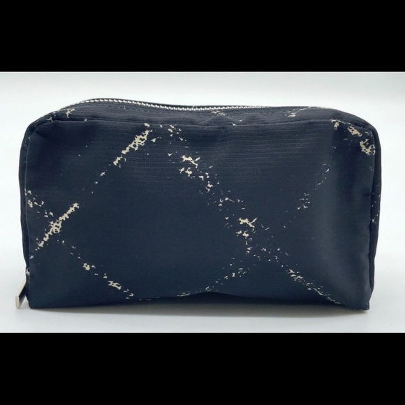 Auth Chanel Old Travel Line Nylon Black Accessory Pouch - Picture 2 of 16